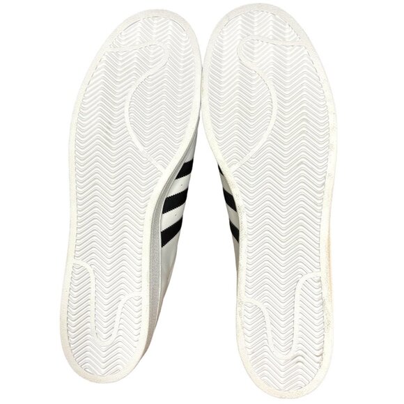 Adidas Superstar Mens White & Black Sneakers Size 19 - Picture 6 of 6